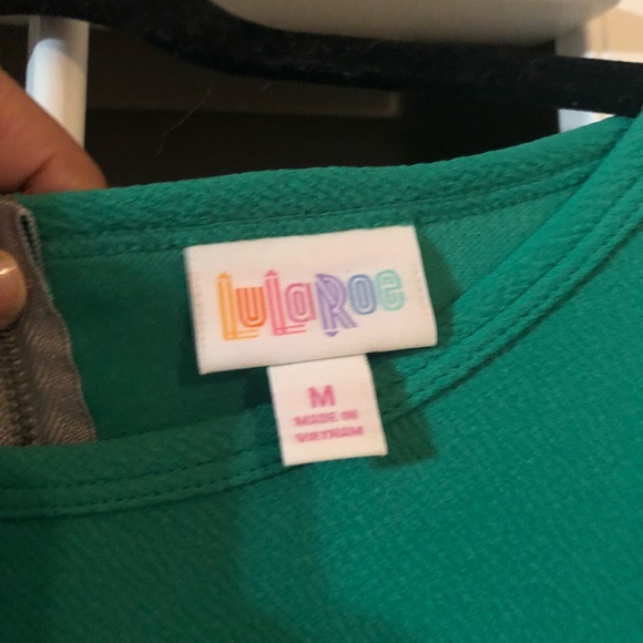 Lularoe Amelia Corral and green - Picture 2 of 4